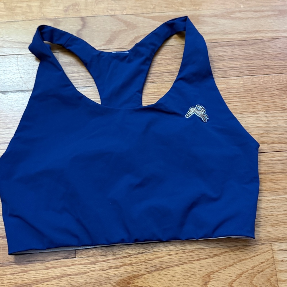 Tracksmith Women’s ‎ Sports Bra Navy Blue  missing size tag (S/M)